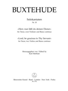 Herr nun laSt du deinen Diener (Lord be gracious to Thy servant) -Solokantate 10- by Buxtehude Dietrich for TSolo/2V/B