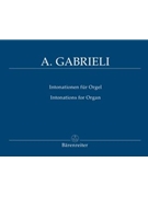 Intonations by Gabrieli Andrea for Organ