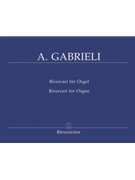 Ricercari II by Gabrieli Andrea for Organ