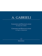 Canzoni & Ricercari by Gabrieli Andrea for Organ