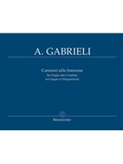 Canzoni alla Frances by Gabrieli Andrea for Organ