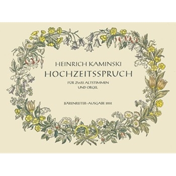 Hochzeitsspruch (So binde ich mich dir in heilgem Bunde) by Chambinski Heinrich for 2ASolo/Org
