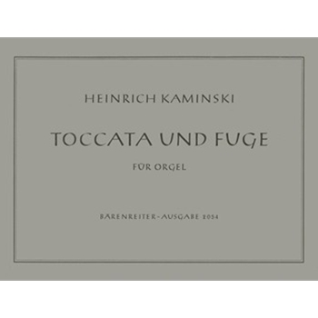 Toccata und Fuge (1939) by Chambinski Heinrich for Org