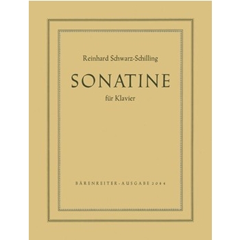 Sonatine fur Klavier (1947) by Schwarz-Schilling Reinhard for Piano