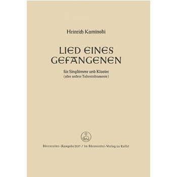 Lied eines (unbekannten) Gefangenen (1936) (Herr deine Hand allein) by Chambinski Heinrich for miVoice/pi