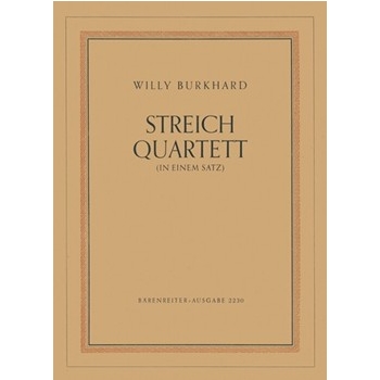 String Quartet in einem Satz Nr. 2 op. 68 (1943) by Burkhard Willy for 2V/Va/Vc