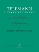 Methodical Sonatas I by Telemann Georg Philipp for Violin w/c