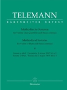 Methodical Sonatas Ii by Telemann Georg Philipp for Violin w/c