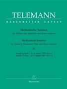 Methodical Sonatas Iii by Telemann Georg Philipp for Violin w/c