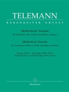 Methodical Sonatas by Telemann Georg Philipp for Flute and Basso Continuo