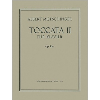Toccata Nr. 2 op. 30b (1948) by Moeschinger Albert for Piano