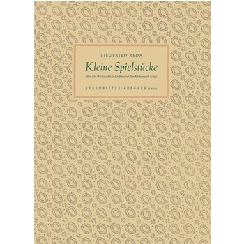Kleine Spielstucke uber alte Weihnachtslieder by Reda Siegfried for Recorder-S