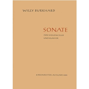 Sonate fur Violoncello und Klavier op. 87 (1951) by Burkhard Willy for Vc/Piano