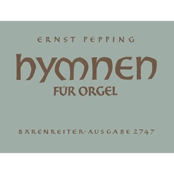Hymnen fur Orgel by Pepping Ernst for Org