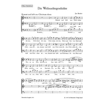 Die WeihnachtsGeschichte (1952) by Bender Jan for TSolo/Mixe