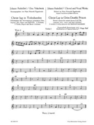 Christ lay in grim death's prison -Easter Cantata- by Pachelbel Johann for