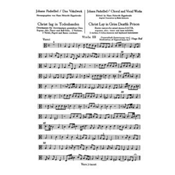 Christ lay in grim death's prison -Easter Cantata- by Pachelbel Johann for