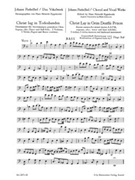Christ lay in grim death's prison -Easter Cantata- by Pachelbel Johann for