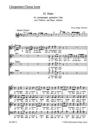 Laudate Jehovam "Auf! Lobet den Herren" (Psalm no. 117) by Telemann Georg Philipp for Mixed Choir