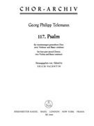 Laudate Jehovam "Auf! Lobet den Herren" (Psalm no. 117) by Telemann Georg Philipp for Mixed Choir