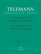 Zwolf Methodische Sonaten (Hamburg 1728 und 1732) by Telemann Georg Philipp for V/Fl/Vc/Bc