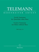 12 Fantasias by Telemann Georg Philipp - Hausswald - for Flute Solo