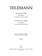 Ouverture G-Dur TWV 55:G1 "La Putain" by Telemann Georg Philipp for