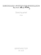 String Quartet f-Moll (1932) by Schwarz-Schilling Reinhard for 2V/Va/Vc