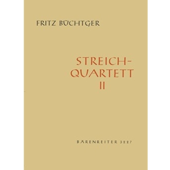 String Quartet Nr. 2 (1958) by Buchtger Fritz for 2V/Va/Vc