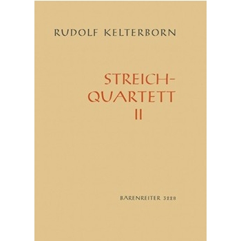 String Quartet Nr. 2 (1956) by Kelterborn Rudolf for 2V/Va/Vc