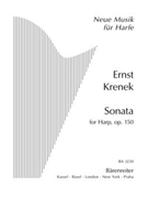 Sonata for Harp - Harfensonate op. 150 (1955) by Krenek Ernst for Harp