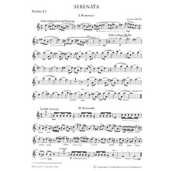 Serenata for String Orchestra (1956) by Bialas Gunter for