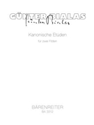 Kanonische Etuden fur zwei Floten (1954) by Bialas Gunter for 2Fl