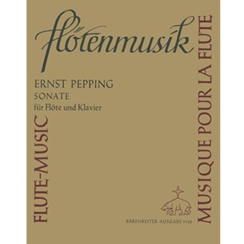 Sonate fur Flote und Klavier (1958) by Pepping Ernst for Fl/Piano