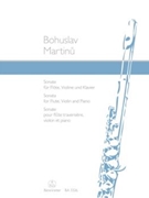 Sonata for Flute Violin and Piano (1936) by Martinu Bohuslav for Fl/Violin and Piano
