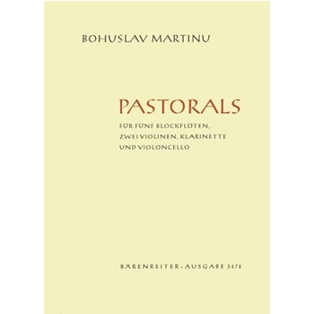 Pastorals (1951) -3 Satze fur 5 recorder und 4 andere Instrumente- by Martinu Bohuslav for 2Recorder-
