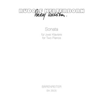 Sonata fur zwei Klaviere (1955) (Fur Auffuhrungen werden 2 Exemplare benotigt) by Kelterborn Rudolf for 2Piano