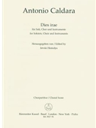 Dies irae -Sequence compositions for solo voices choir and Orchestra- by Caldara Antonio for 2SSolo/Aso