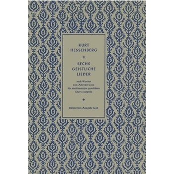 six geistliche Lieder op. 55 (1951) by Hessenberg Kurt for Mixed Choir