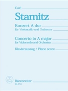 Concerto In A Major by Stamitz Carl for Cello and Piano