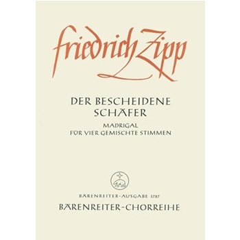 Der bescheidene Schafer (1955) -Madrigal- by Zipp Friedrich for Mixed Choir