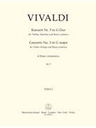 Concerto III G-Dur RV 310 (aus "L'Estro armonico" op. 3) by Vivaldi Antonio Lucio for