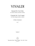 Concerto III G-Dur RV 310 (aus "L'Estro armonico" op. 3) by Vivaldi Antonio Lucio for