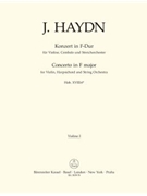 Concerto for Violin Harpsichord and String Orchestra F major Hob XVIII:6* by Haydn Joseph for