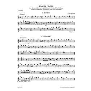 zweite Suite fur Blockflotenquartett String Quartet oder andere Instrumente (nach Tanzen aus Leopol by Marx Karl for