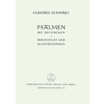 Psalmen und Antiphonen - Magnificat - Seligpreisungen by Schwarz Gerhard for Ch/congreg