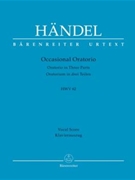 Occasional Oratorio by Handel George Frideric for SATB