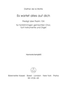 Es wartet alles auf dich (1968) -Predigt uber Psalm 104- by Motte Diether de la for