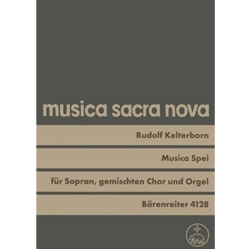 Musica spei (1968) -Bibeltexte fur Solostimme und Chor (4-10stimmig) mit 2 Sonaten fur Orgel. Zur Au by Kelterborn Rudolf for SSolo/Mixe
