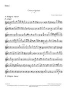 Concerto grosso B-Dur op. 3/1 HWV 312 by Handel George Frideric for